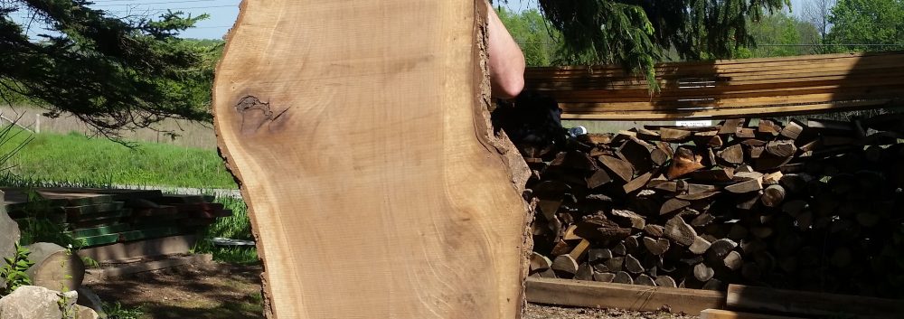 Black Walnut Live Edge Slab