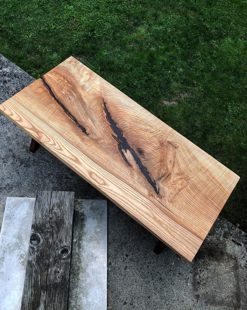 Ash Wood Coffee Table