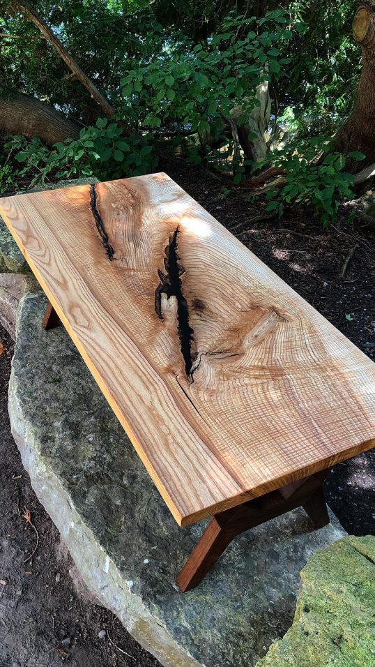 Ash Wood Coffee Table