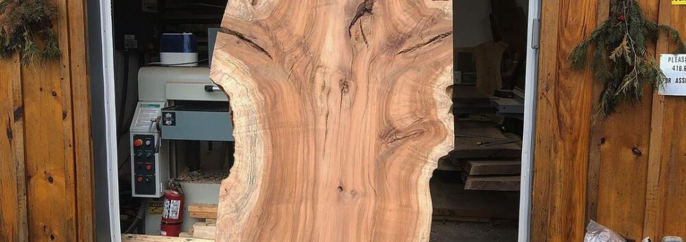 Live Edge Sugar Maple Wood Slab