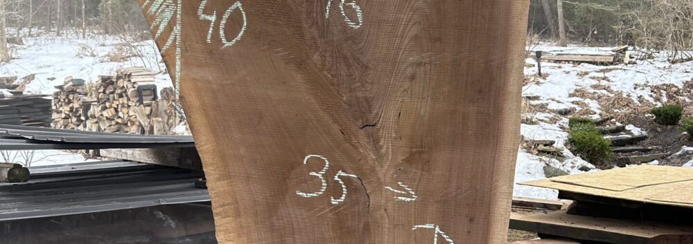 Live Edge Black Walnut Desk Slab