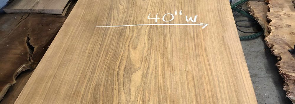 Afromasia Table Wood Slab