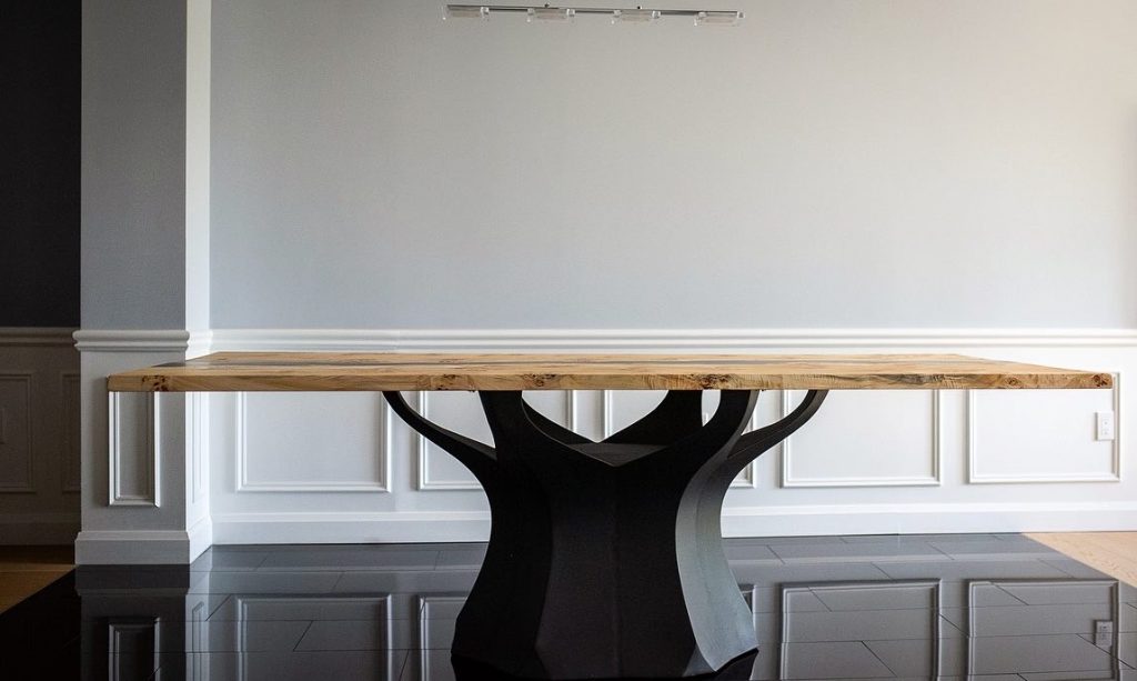 Mappa Burl Epoxy River Table