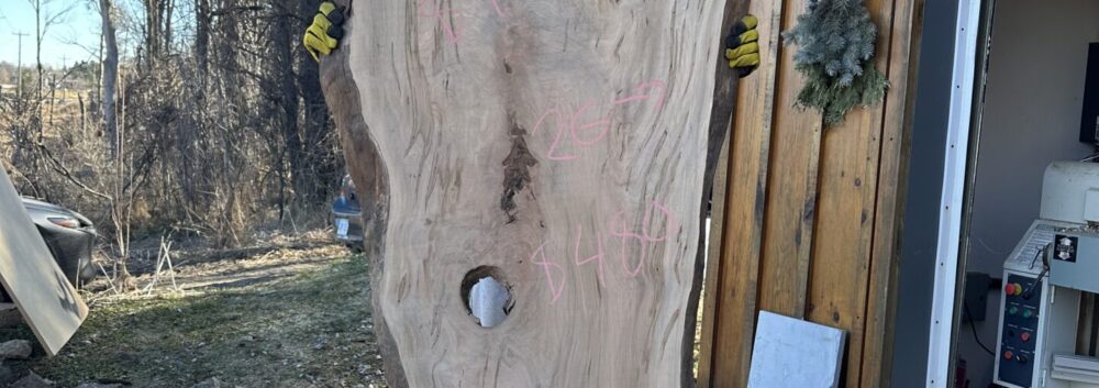 Live Edge Silver Maple Slab
