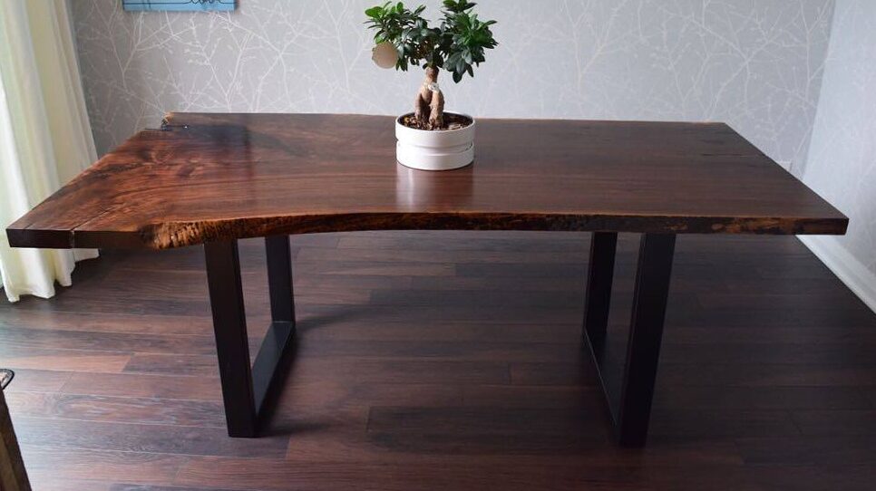 Live Edge Walnut Table